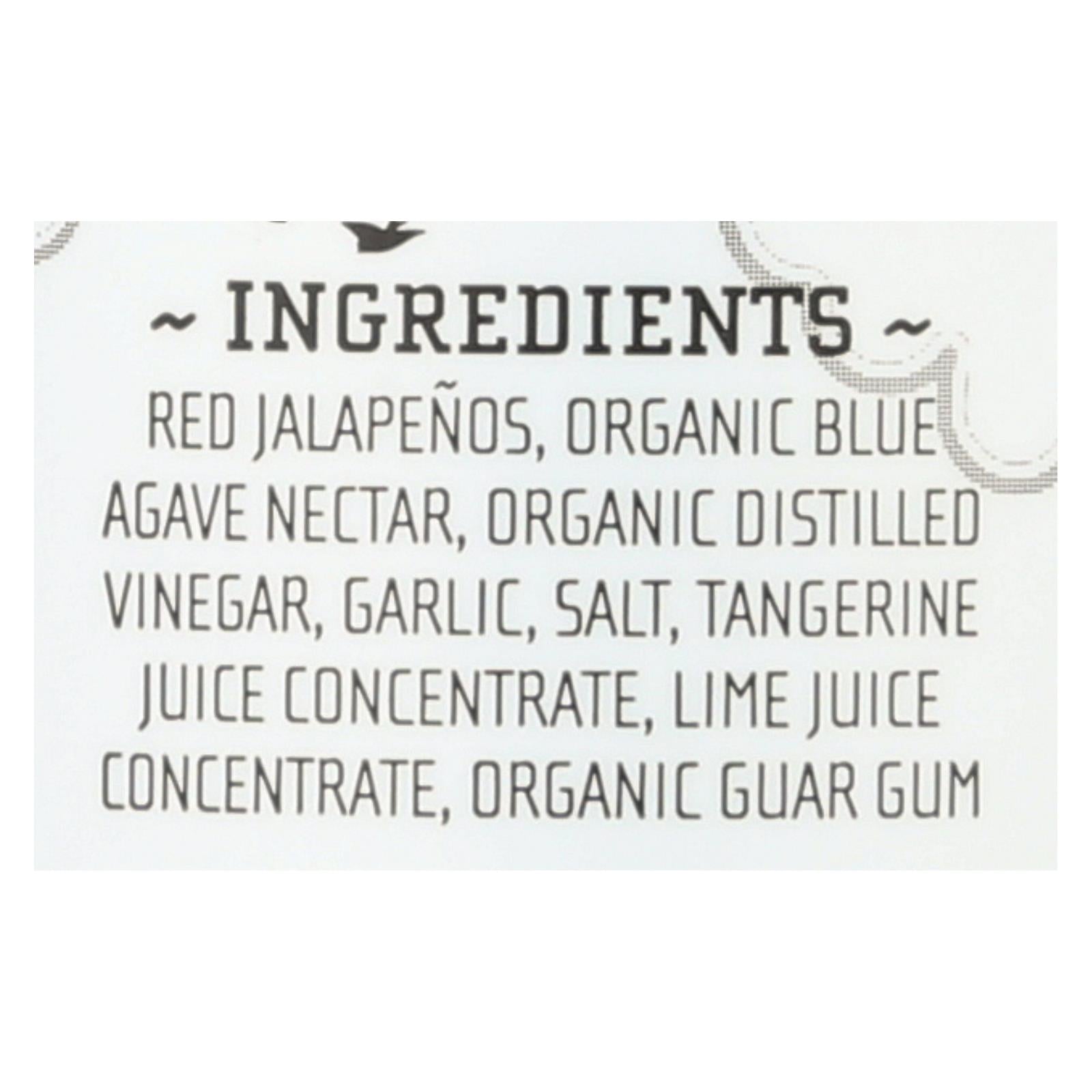 Yellowbird Sauce - Blue Agave Sriracha - Case Of 6 - 9.8 Oz - Maras Green