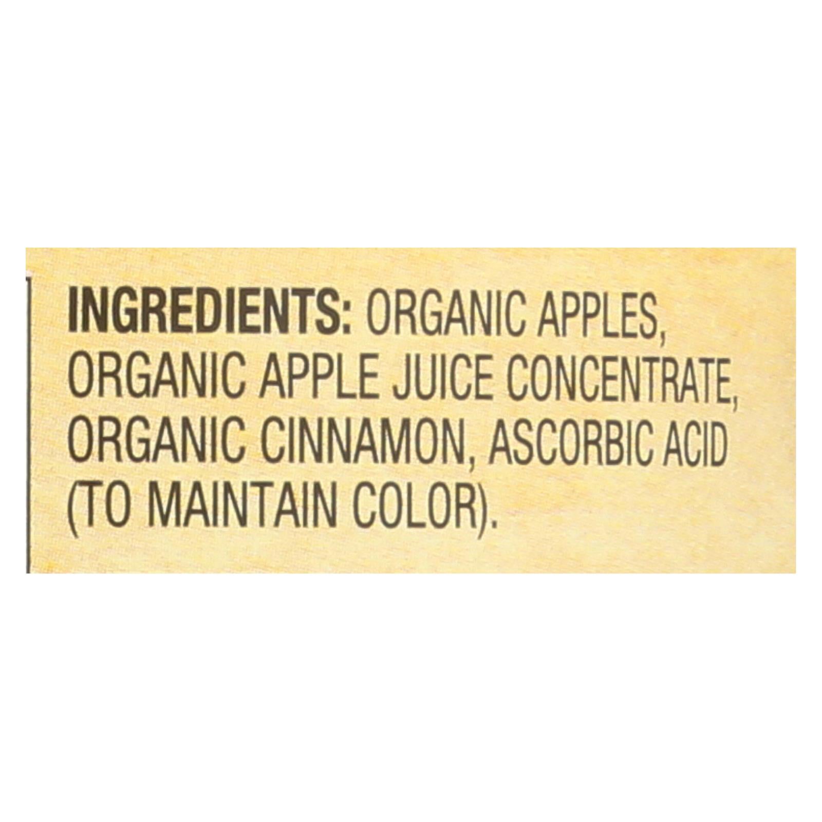 Santa Cruz Organic Apple Sauce - Cinnamon - Case Of 12 - 23 Oz. - Maras Green