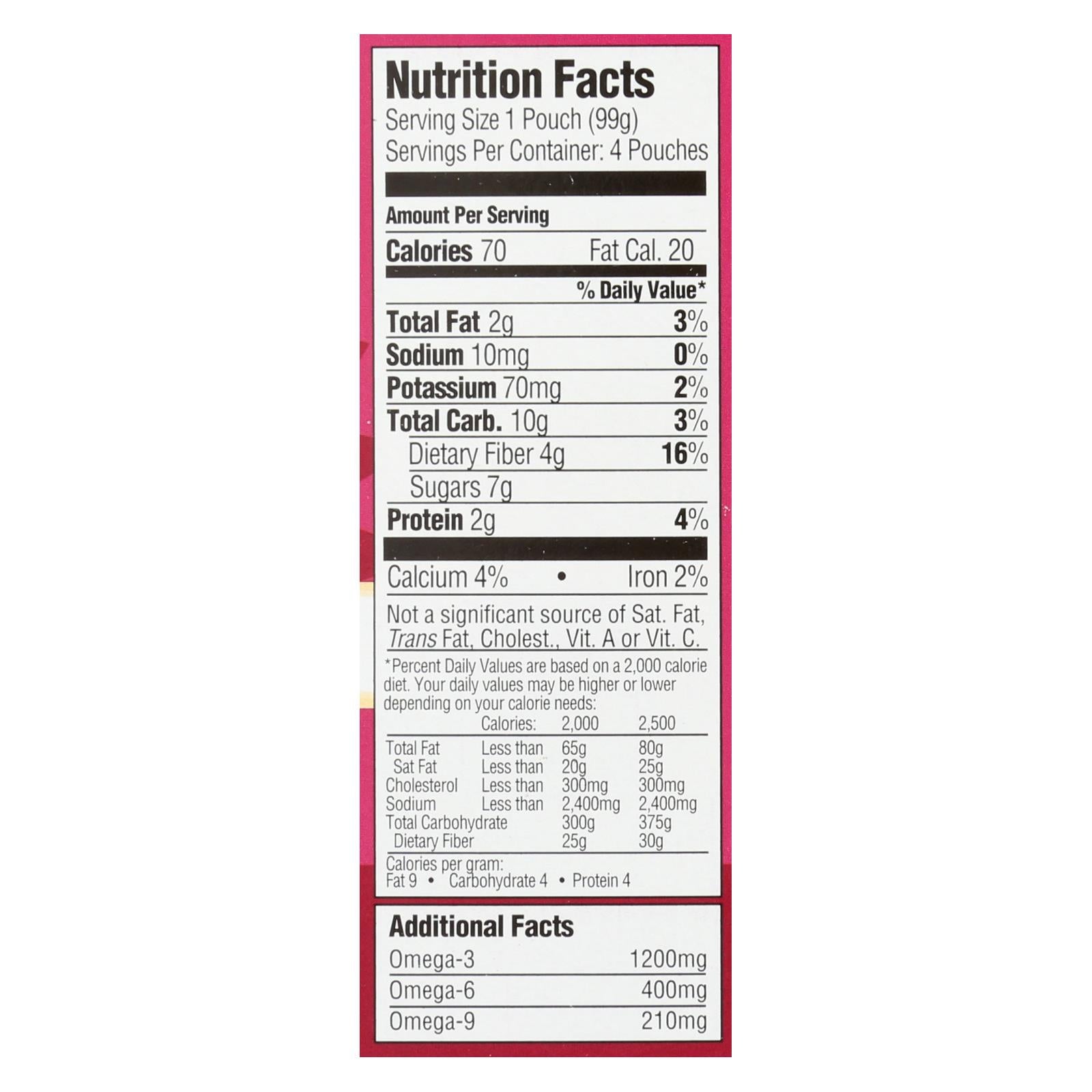 Mamma Chia Organic Squeeze Vitality Snack - Strawberry Banana - Case Of 6 - 3.5 Oz. - Maras Green