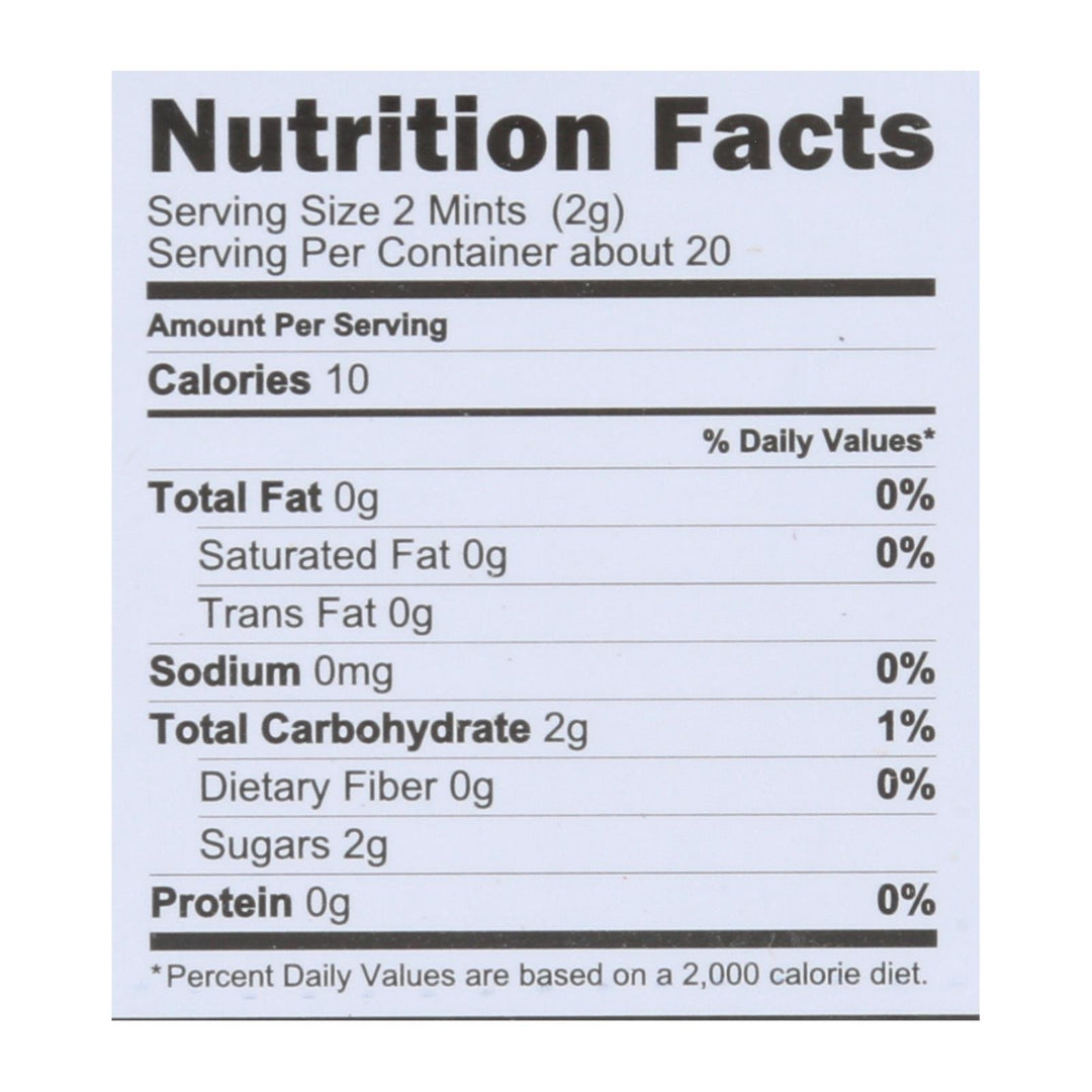 Vermints Breath Mints - All Natural - Cinnamint - 1.41 Oz - Case Of 6 - Maras Green