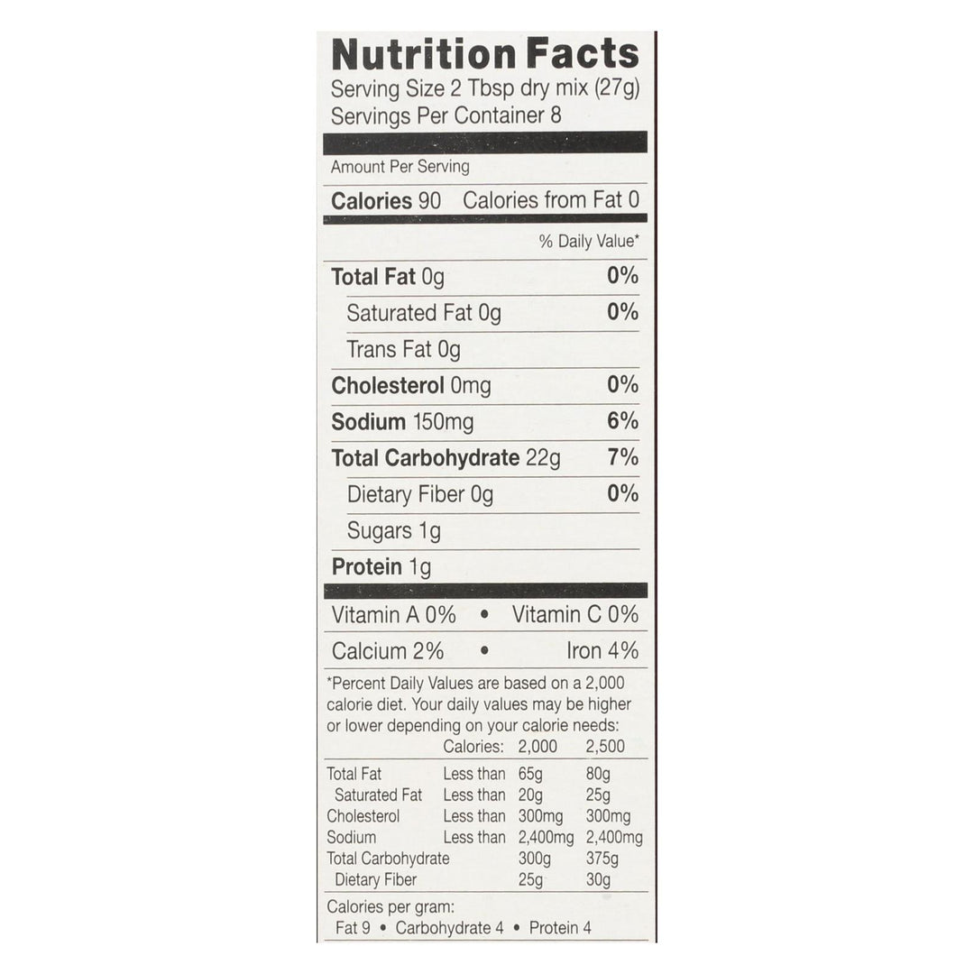 Chebe Bread Products - Bread Mix Original - Case Of 8 - 7.5 Oz - Maras Green