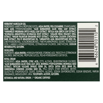 Herbatint Permanent Herbal Haircolour Gel 4d Golden Chestnut - 135 Ml - Maras Green