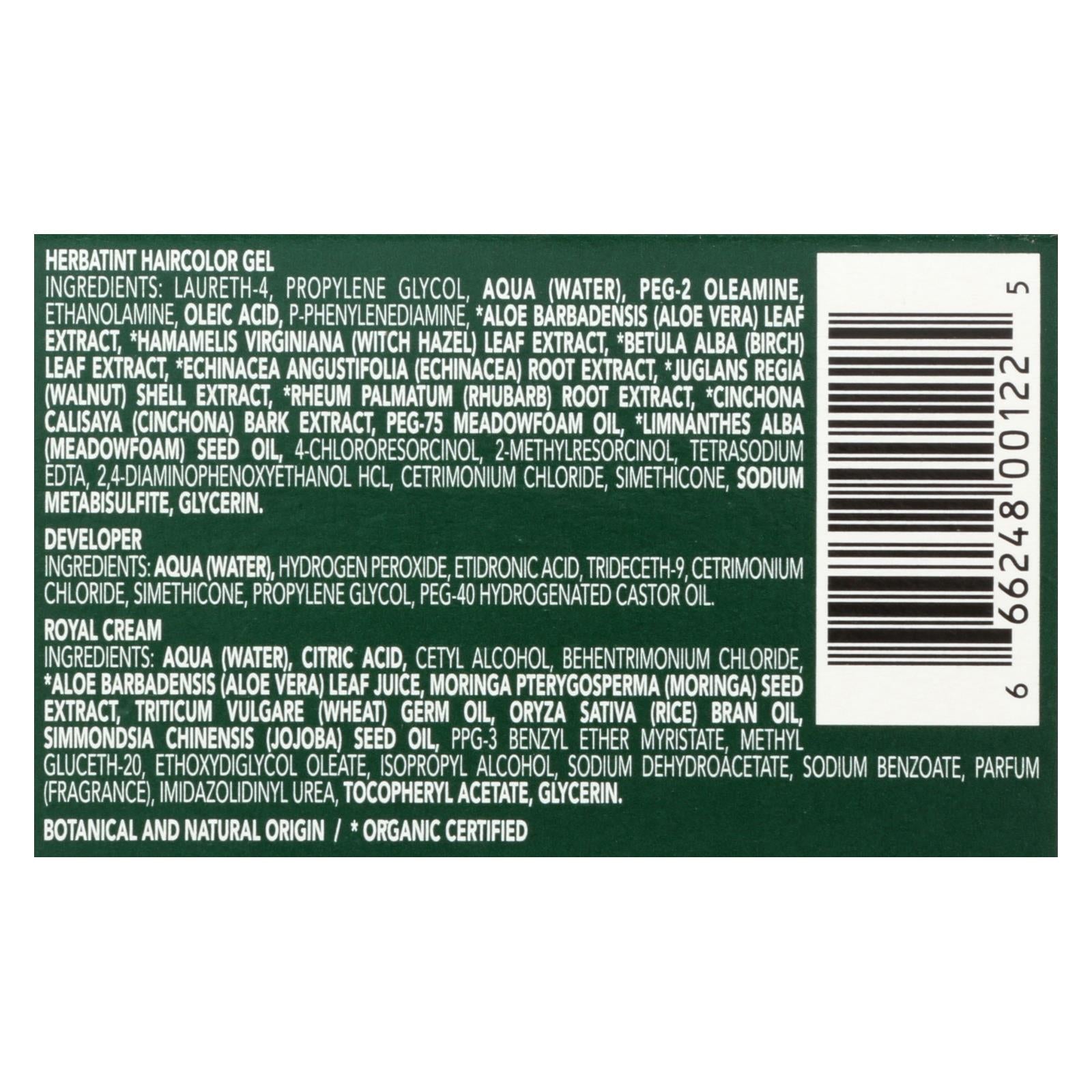 Herbatint Haircolor Kit Ash Chestnut 4c - 4 Fl Oz - Maras Green