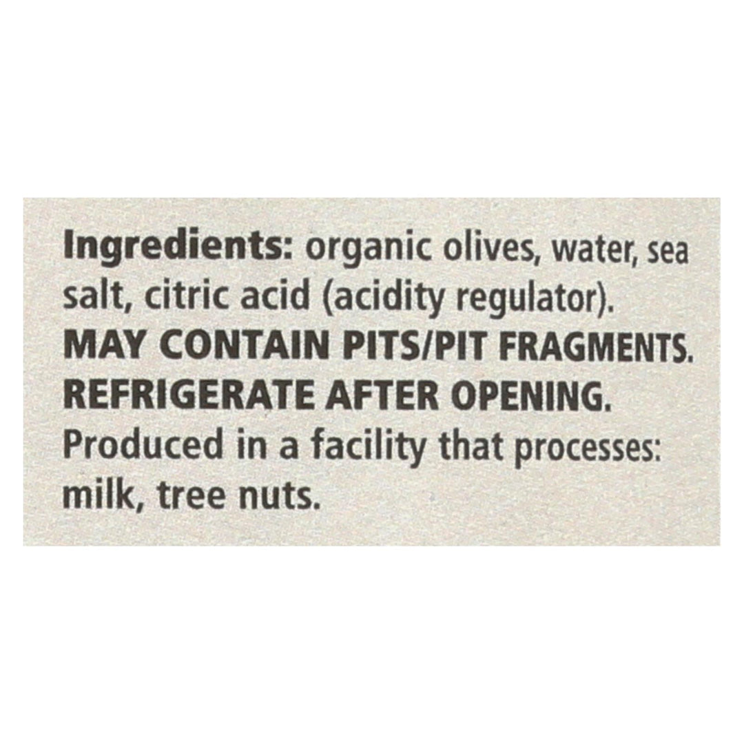 Divina - Organic Pitted Green Olives - Case Of 6 - 6 Oz. - Maras Green