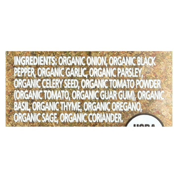 Simply Organic All Purpose Seasoning - Case Of 6 - 2.08 Oz. - Maras Green
