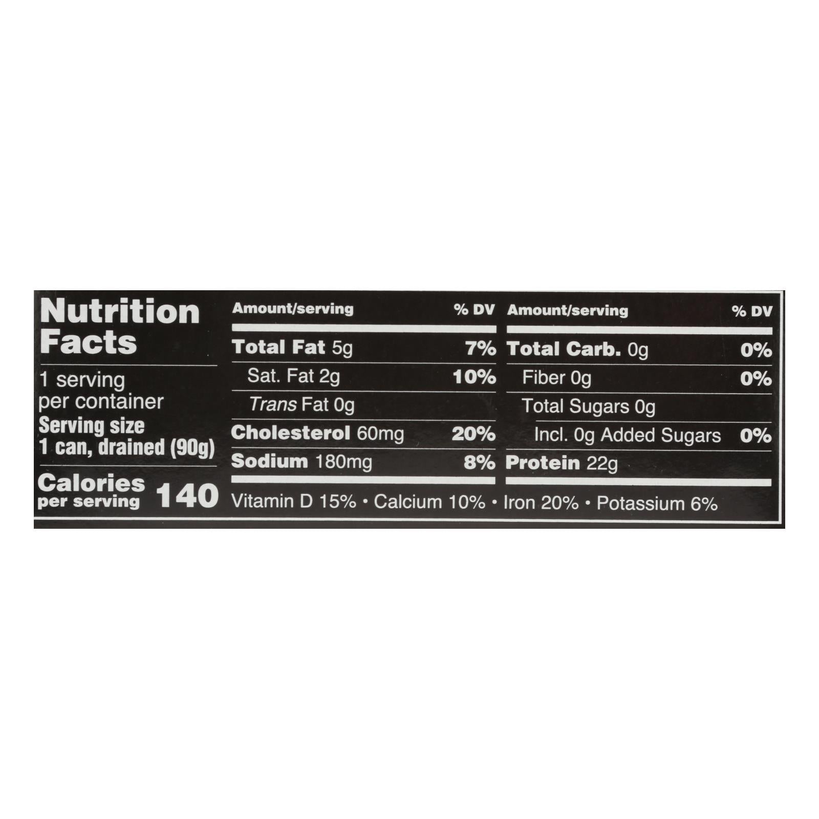 Crown Prince Skinless And Boneless Sardines In Water - Case Of 12 - 4.37 Oz. - Maras Green