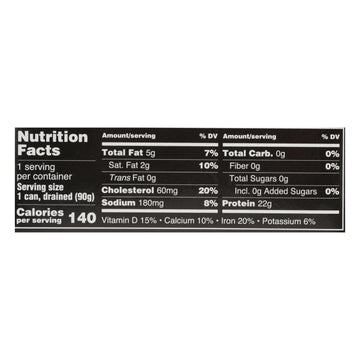 Crown Prince Skinless And Boneless Sardines In Water - Case Of 12 - 4.37 Oz. - Maras Green