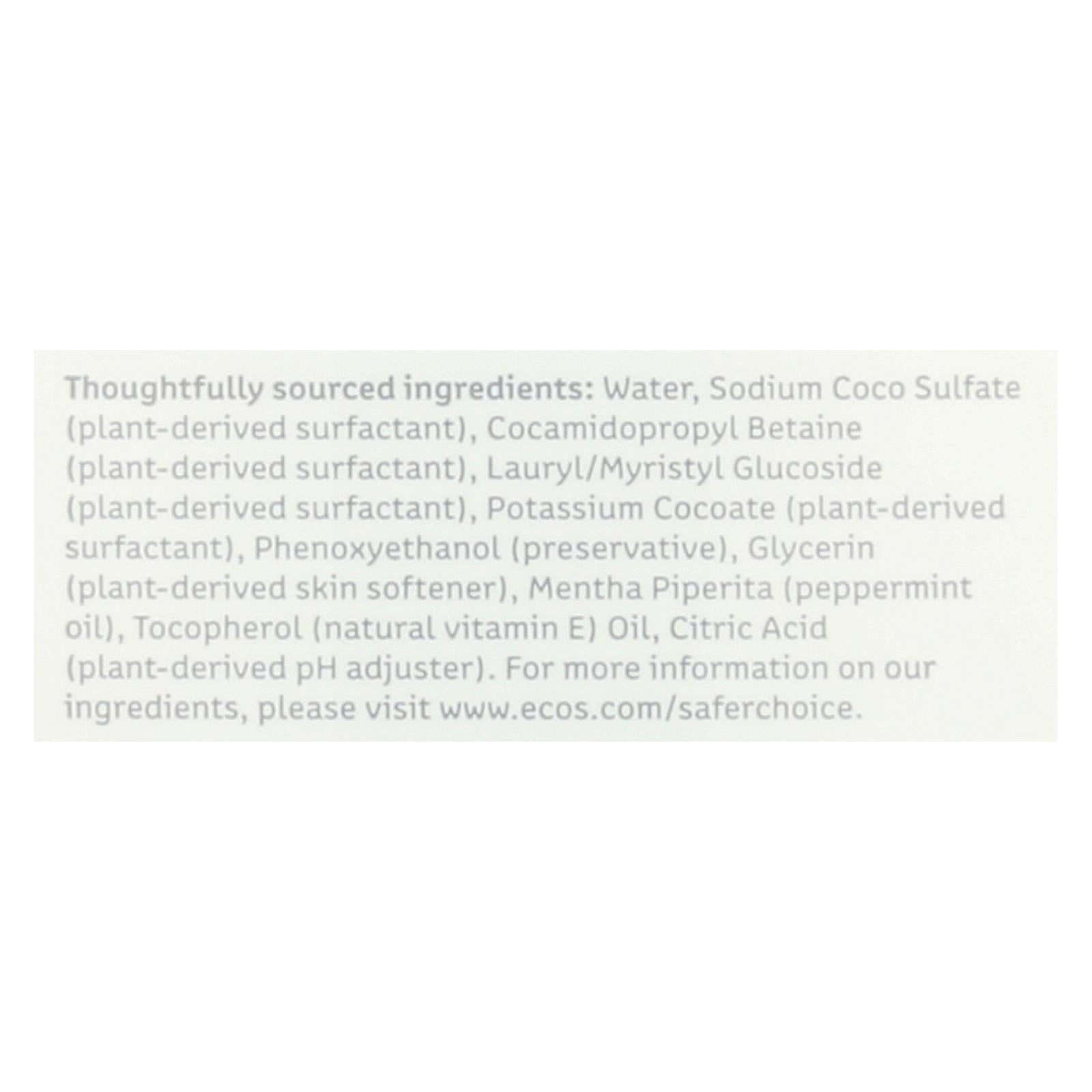 Ecos - Hypoallergenic Conditioning Pet Shampoo - Peppermint - 17 Fl Oz. - Maras Green