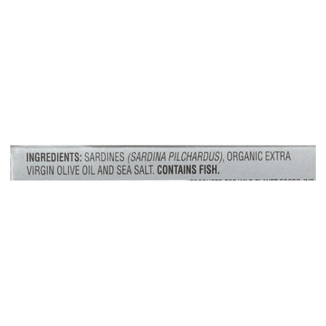 Wild Planet Wild Sardines - Skinless Boneless Fillets In Olive Oil - Case Of 12 - 4.25 Oz - Maras Green