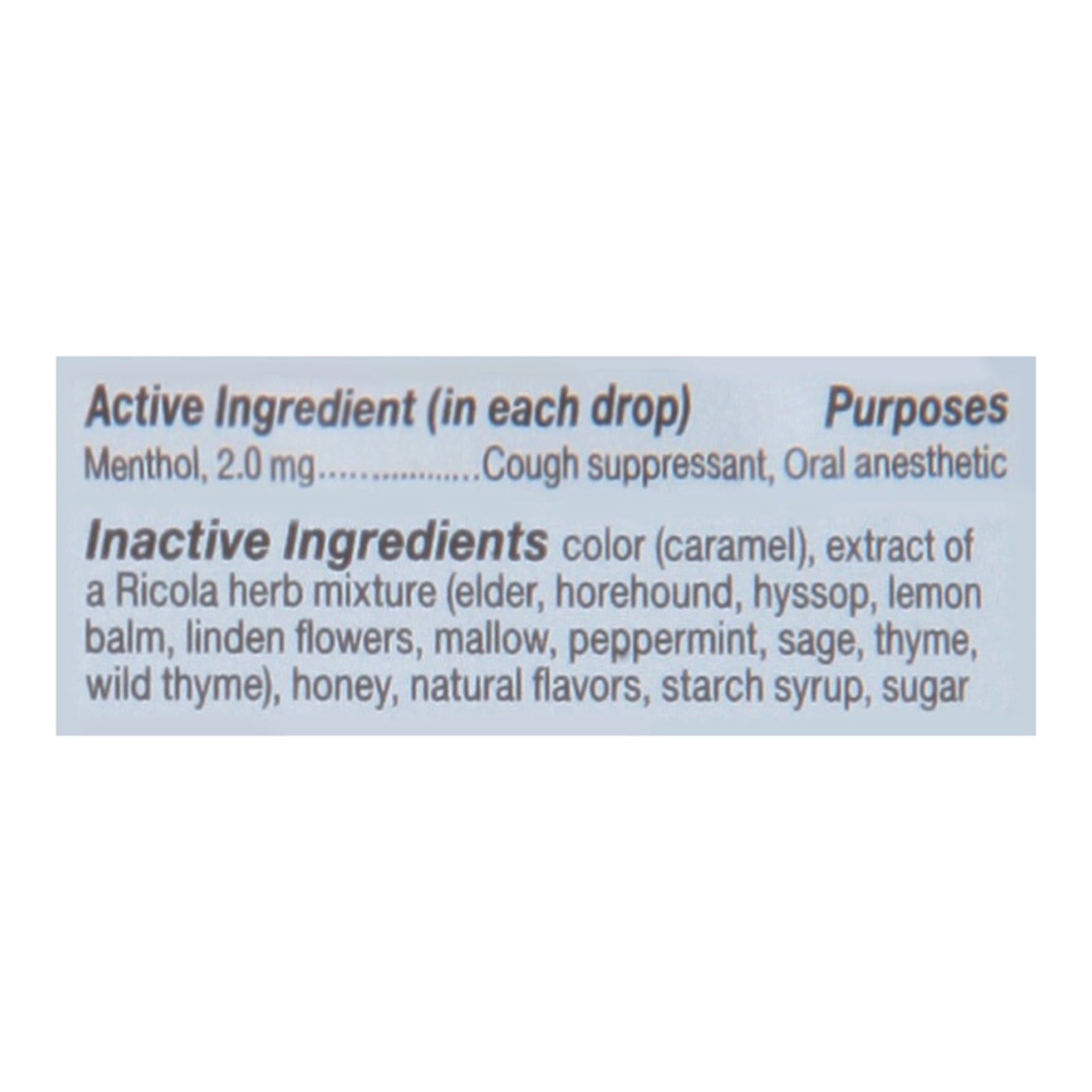 Ricola - Cough Drop Honey Herb - Case Of 6 - 45 Ct - Maras Green