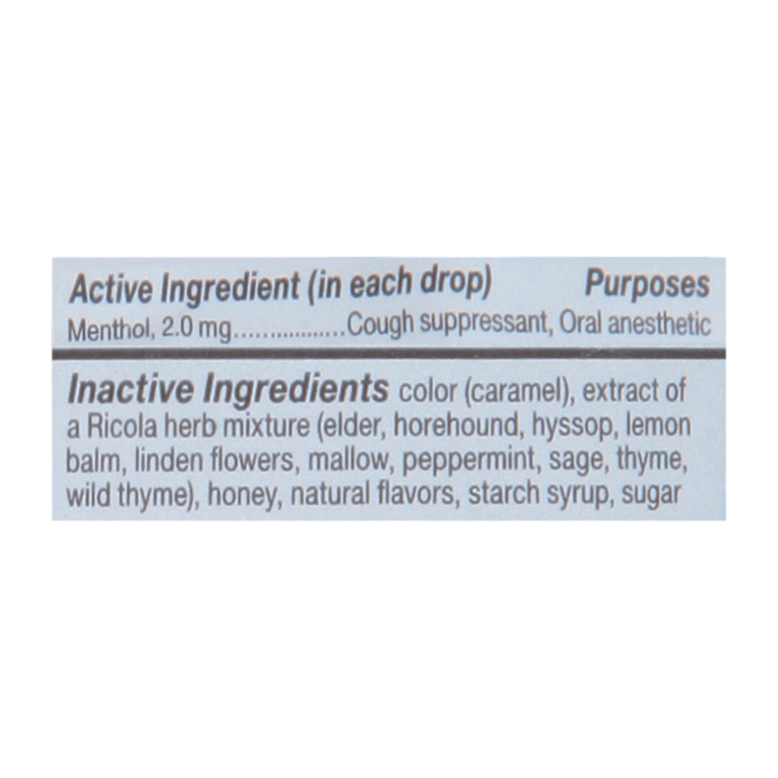 Ricola - Cough Drop Honey Herb - Case Of 8 - 24 Ct - Maras Green