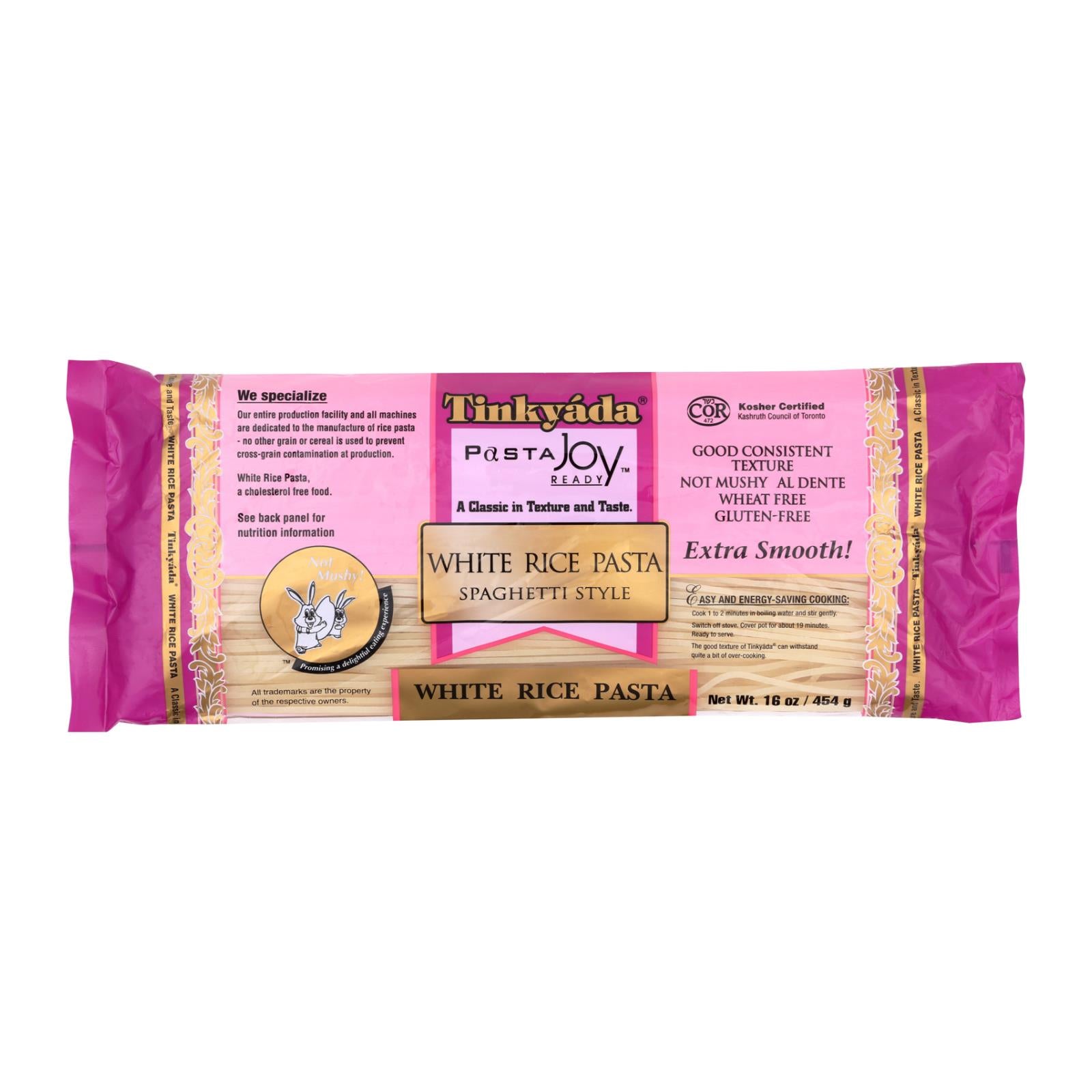 Tinkyada White Rice Spaghetti - Spaghetti - Case Of 12 - 16 Oz - Maras Green