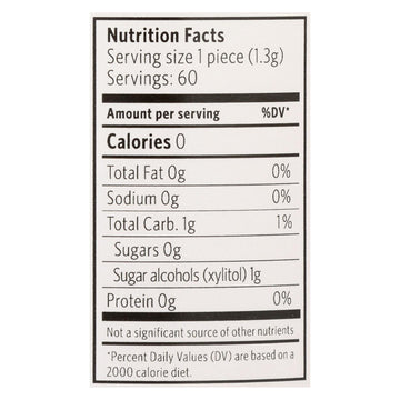 Xylichew Gum - Cinnamon - Jar - 60 Pieces - 1 Case - Maras Green