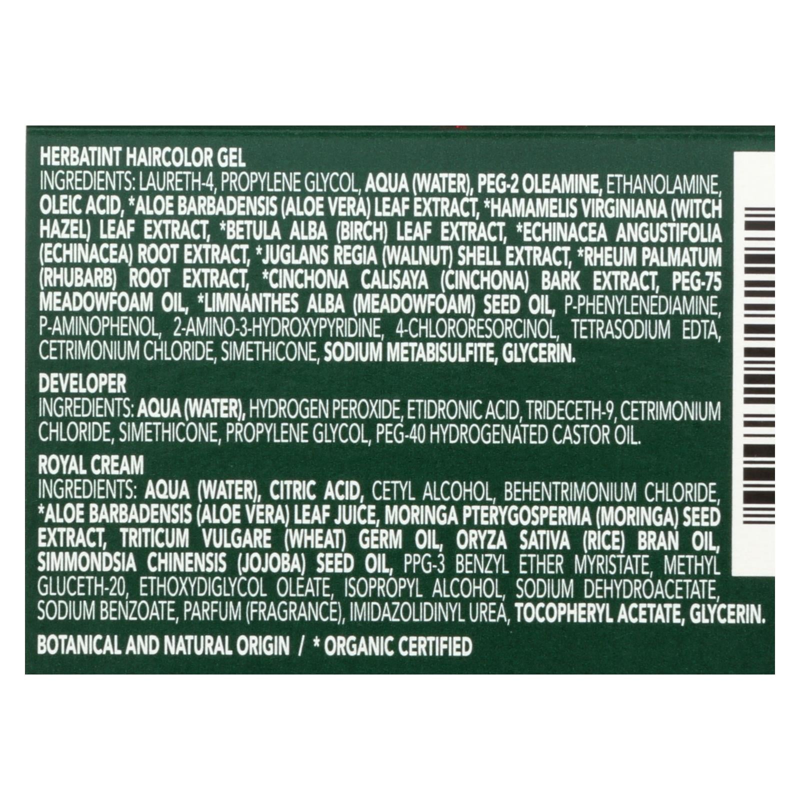 Herbatint Permanent Herbal Haircolour Gel 5r Light Copper Chestnut - 135 Ml - Maras Green