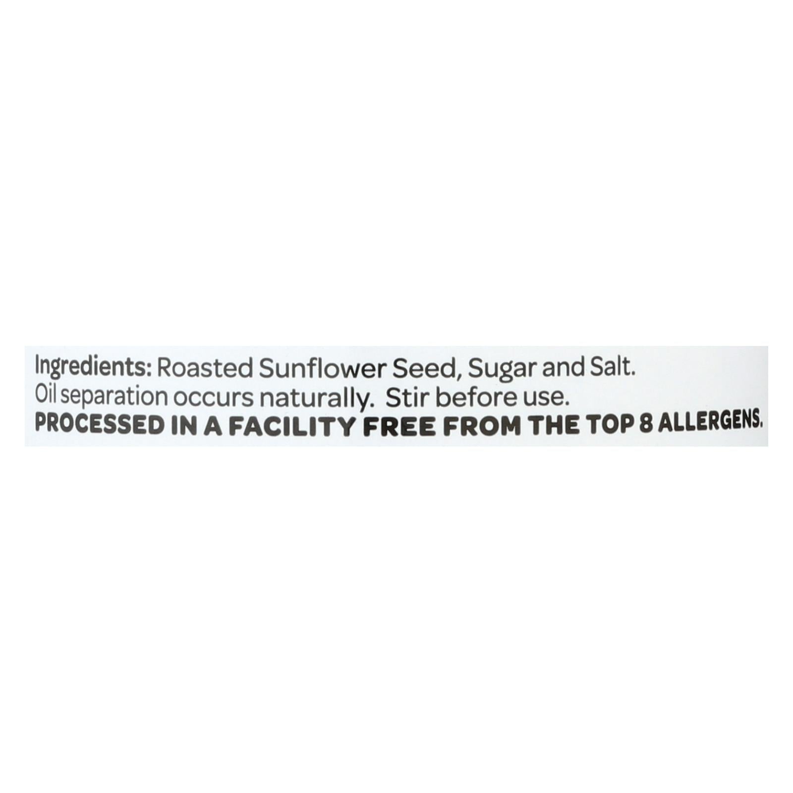Sunbutter Sunflower Butter - Natural Crunch - Case Of 6 - 16 Oz. - Maras Green