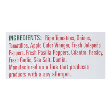 Green Mountain Gringo Medium Salsa - Case Of 12 - 16 Oz. - Maras Green