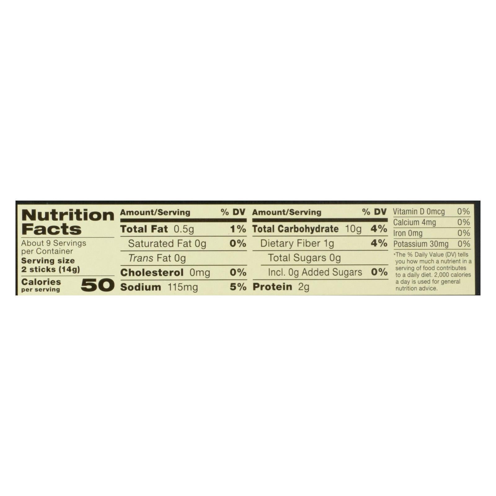 Alessi - Breadsticks - Garlic - Case Of 12 - 4.4 Oz. - Maras Green