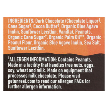 Unreal Dark Chocolate Peanut Butter Cups - 40 Cups - Maras Green