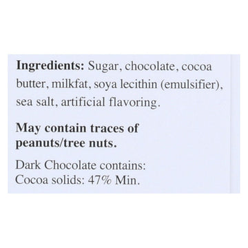 Lindt Chocolate Bar - Dark Chocolate - 47 Percent Cocoa - Excellence - Touch Of Sea Salt - 3.5 Oz Bars - Case Of 12 - Maras Green