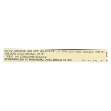 Chocolove Xoxox - Bar - Almond - Toffe - Sea Salt - Dark Chocolate - Case Of 12 - 3.2 Oz - Maras Green