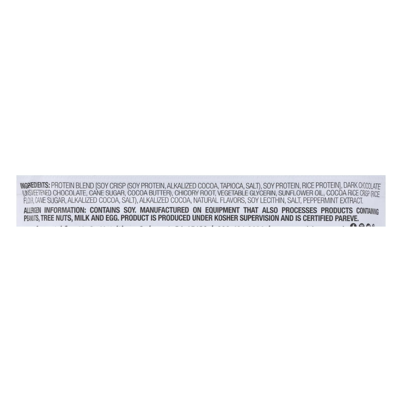 Nugo Nutrition Bar Nugo Slim Bar - Chocolate Mint - Case Of 12 - 1.59 Oz - Maras Green