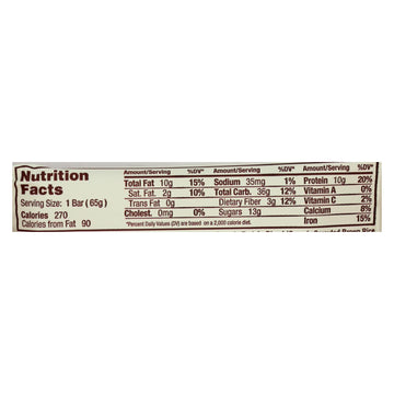 Gomacro Bar - Organic - Mocha - Chocolate Chip - Case Of 12 - 2.3 Oz - Maras Green