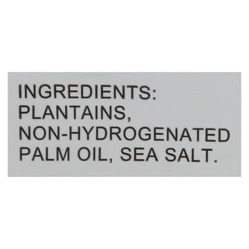 Artisan Tropic Plantain Strips - With Sea Salt - Case Of 12 - 4.5 Oz. - Maras Green