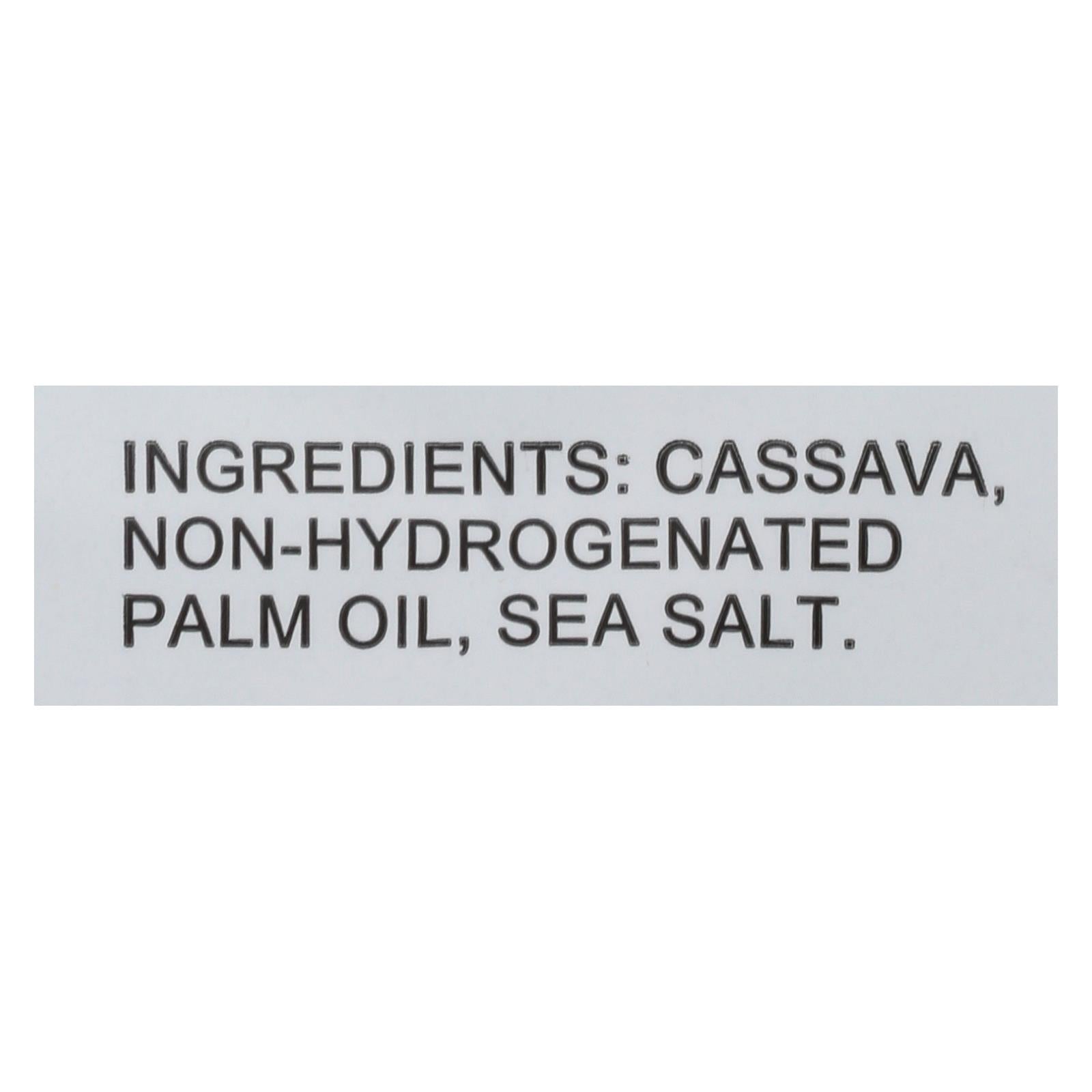 Artisan Tropic Cassava Strips - Sea Salt - Case Of 12 - 4.5 Oz. - Maras Green