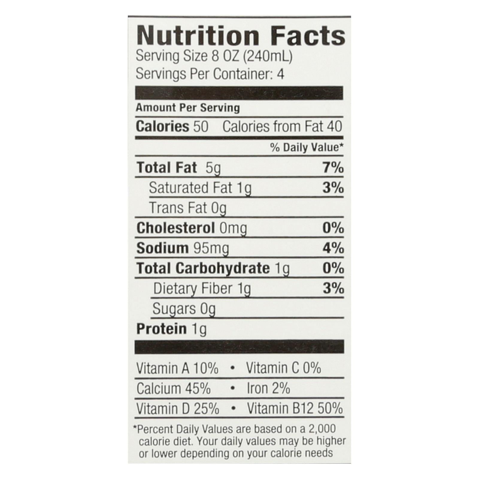 Milkadamia Macadamia Milk With Unsweetened Vanilla - Case Of 6 - 32 Fz - Maras Green