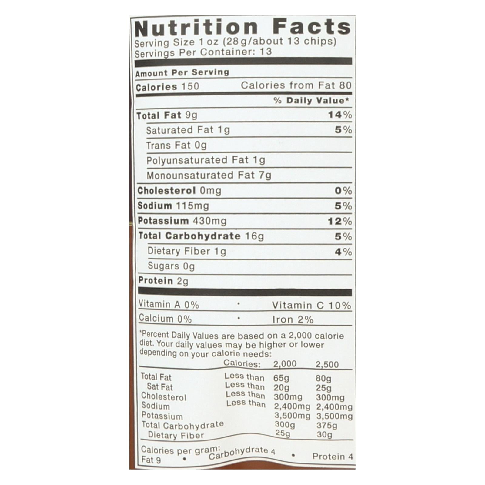 Kettle Potato Chips - Case Of 9 - 13 Oz - Maras Green
