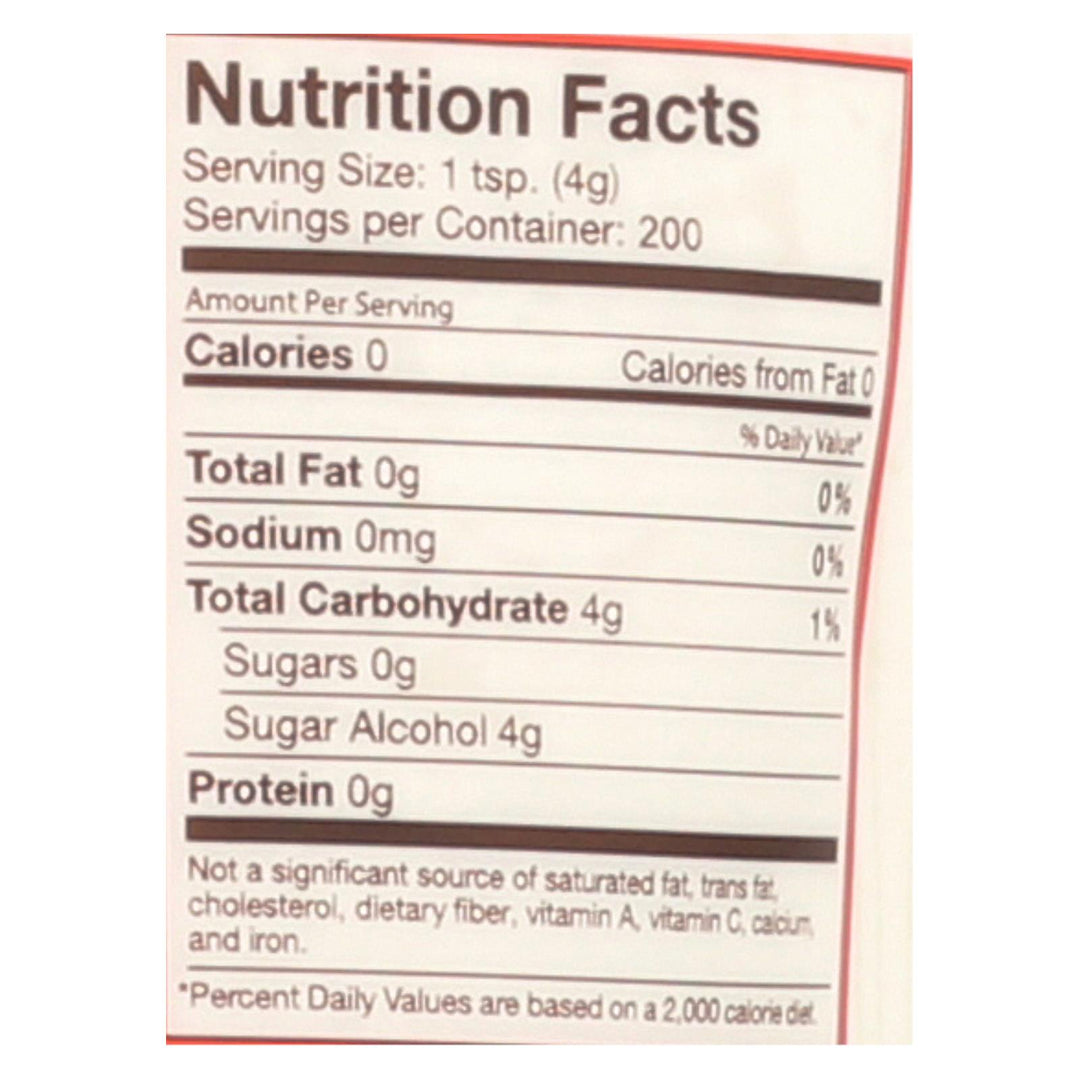 Lakanto Powdered Monkfruit Sweetener With Erythritol - Case Of 8 - 1 Lb - Maras Green