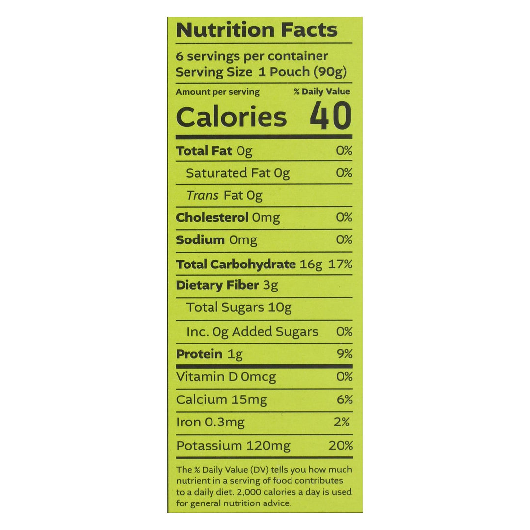 White Leaf Provisions - Baby Food Pear Ban Kiwi - Case Of 6 - 3.2 Oz - Maras Green