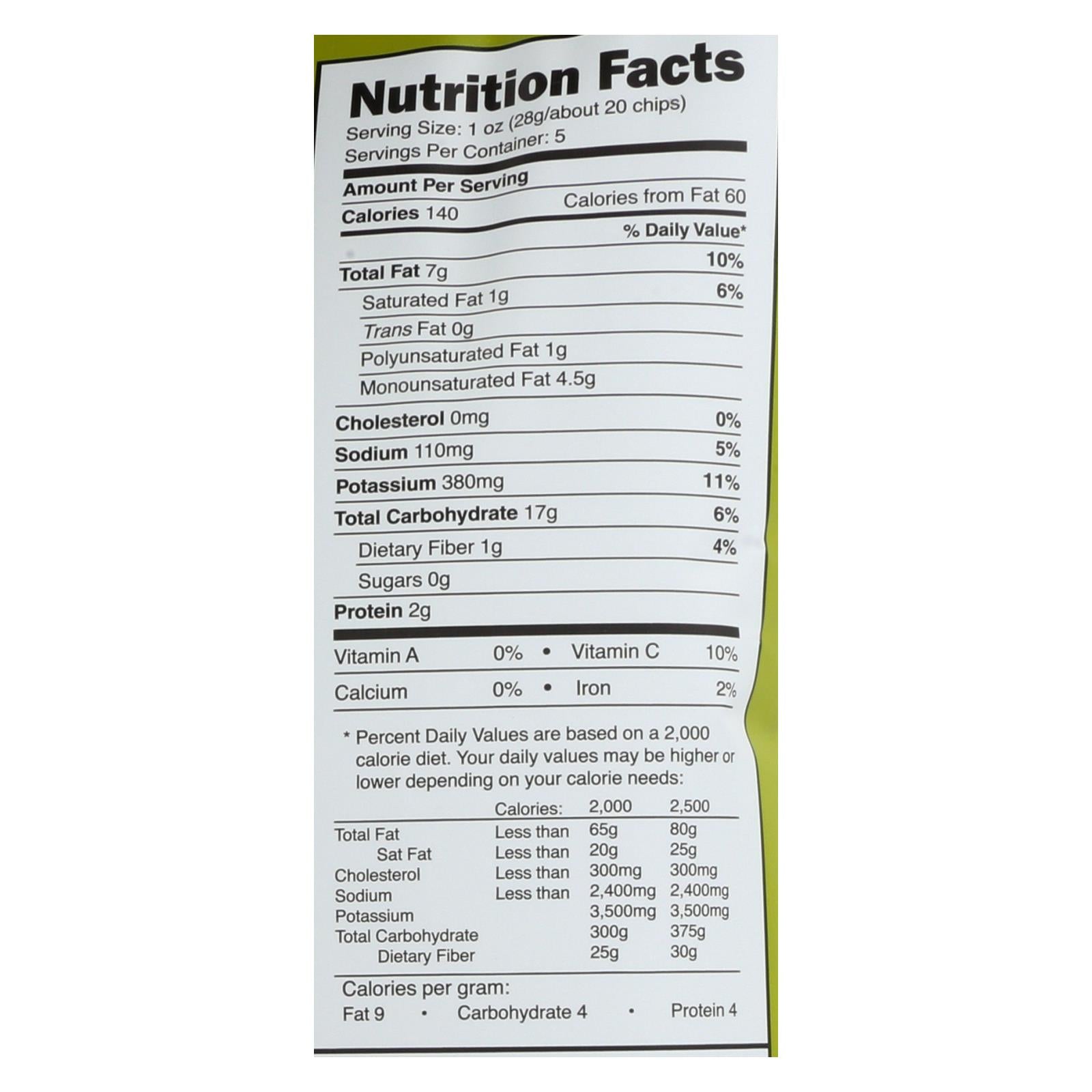 Good Health Kettle Chips - Avocado Oil Lime Ranch - Case Of 12 - 5 Oz. - Maras Green