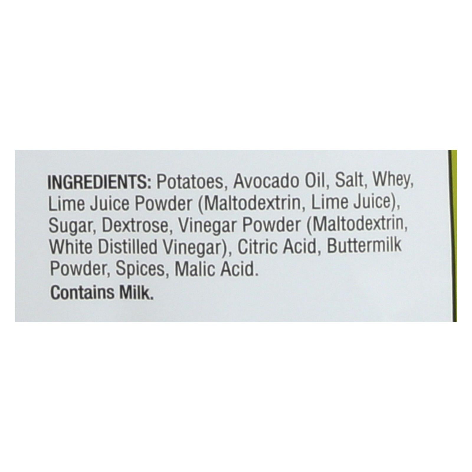 Good Health Kettle Chips - Avocado Oil Lime Ranch - Case Of 12 - 5 Oz. - Maras Green