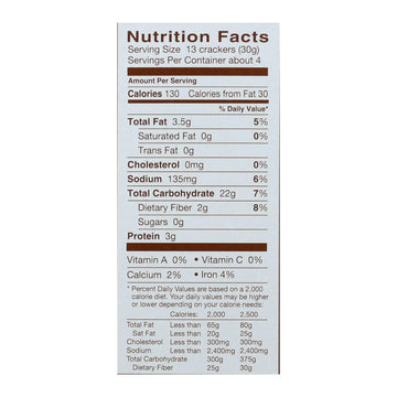 Blue Diamond - Artesion Nut Thins - Flax Seed - Case Of 12 - 4.25 Oz. - Maras Green