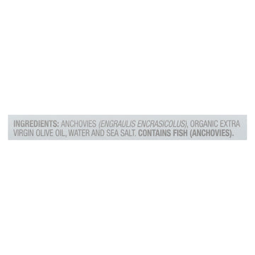 Wild Planet White Anchovies In Extra Virgin Olive Oil - Case Of 12 - 4.4 Oz - Maras Green