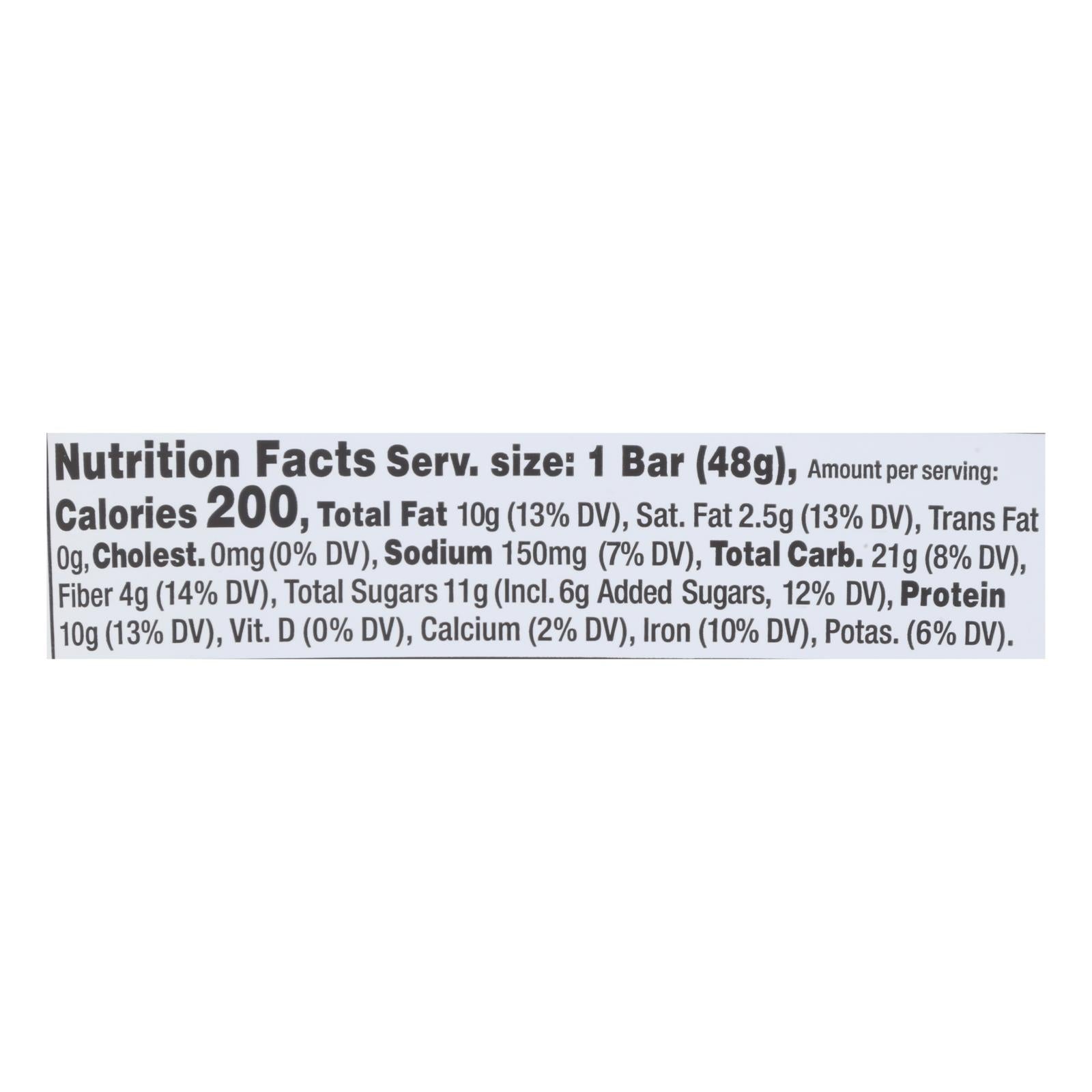 Quantum Energy Squares - Bar Pnut Bttr Dark Choc - Cs Of 8-1.69 Oz - Maras Green