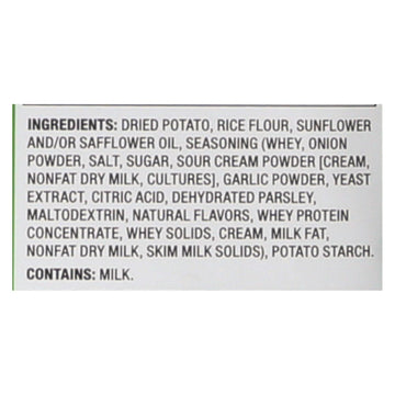 Popchips Potato Chip - Sour Cream - Onion - Case Of 12 - 5 Oz - Maras Green