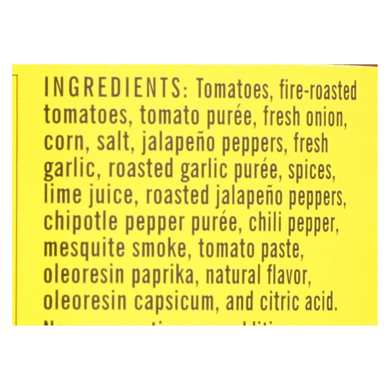 Desert Pepper Trading - Medium Hot Roasted Tomato Chipotle Corn Salsa - Case Of 6 - 16 Oz. - Maras Green