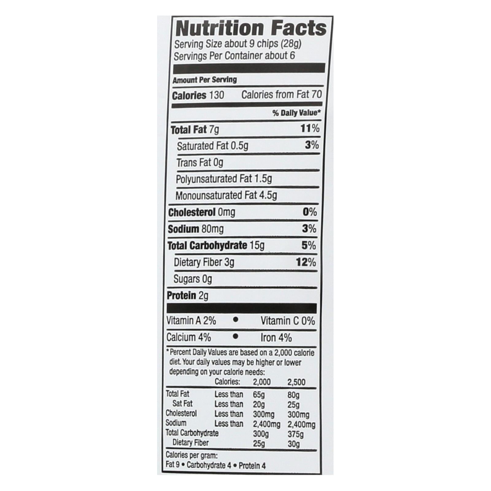 Way Better Snacks Tortilla Chips - Multi - Grain - Case Of 12 - 5.5 Oz. - Maras Green