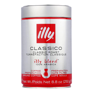 Illy Caffe Coffee Coffee - Drip - Ground - Medium Roast - 8.8 Oz - Case Of 6 - Maras Green