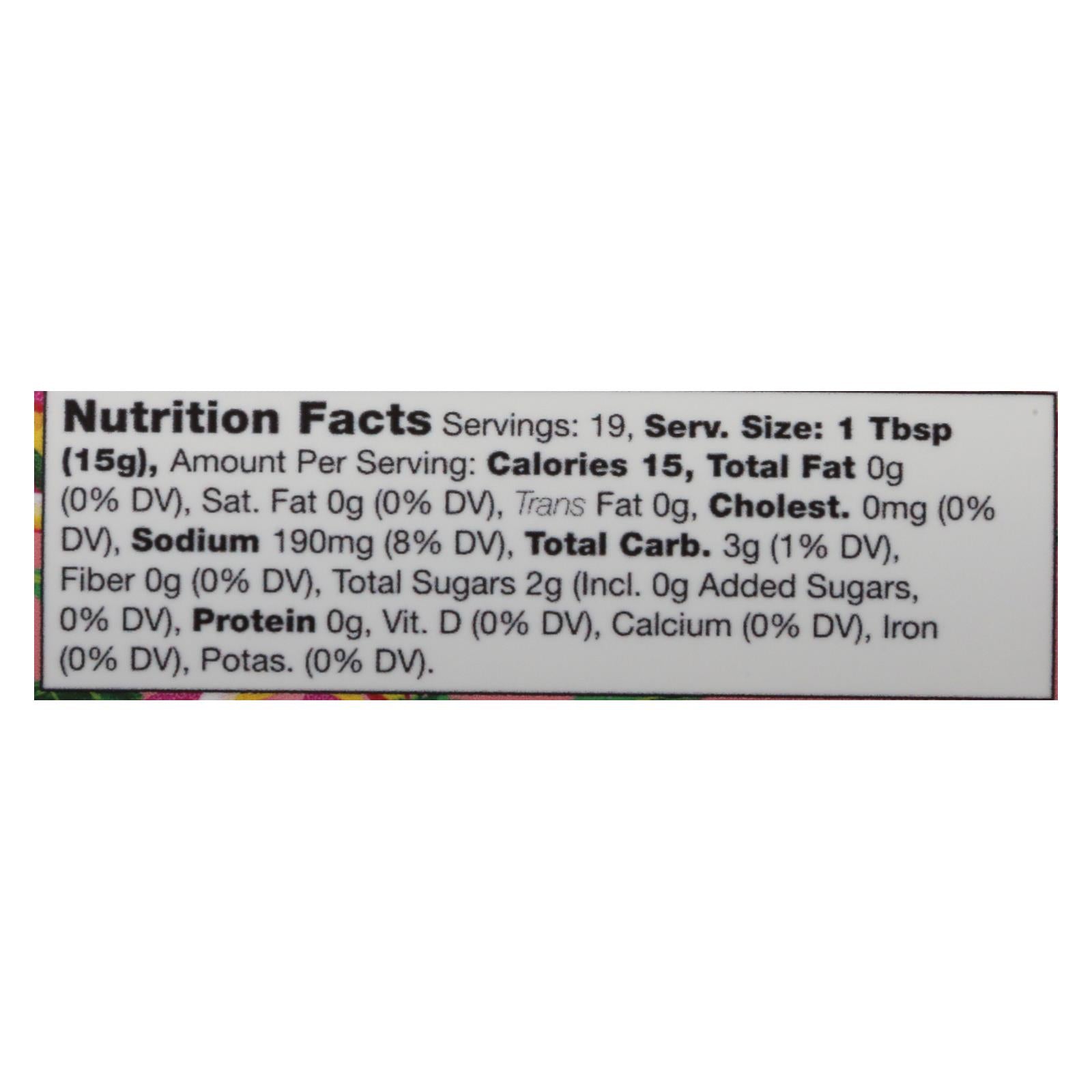 Yellowbird - Condiment Sriracha - Case Of 6 - 9.8 Oz - Maras Green