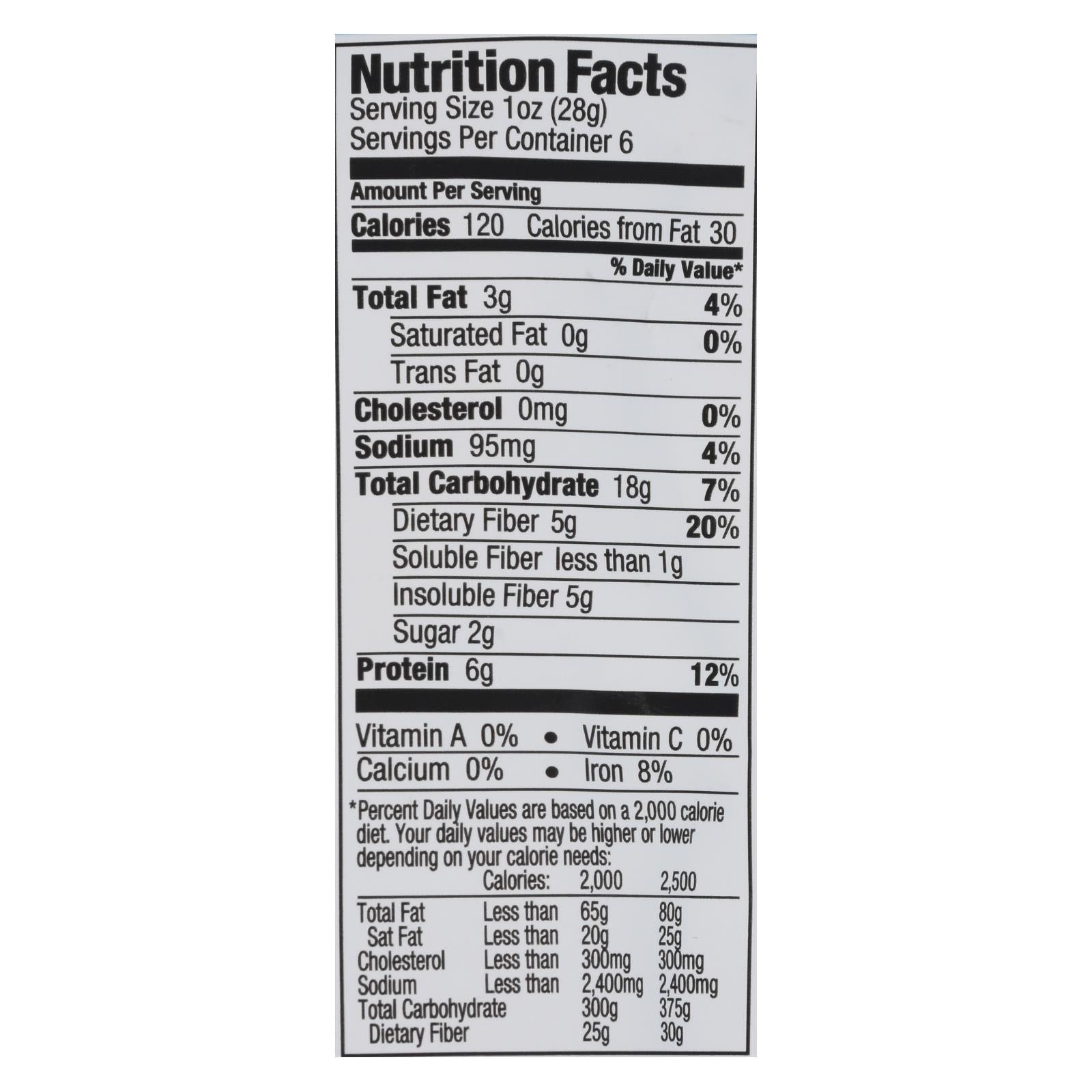 The Good Bean Crispy Crunchy Chickpea Snacks - Sea Salt - Case Of 6 - 6 Oz. - Maras Green