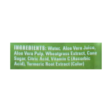 Alo Original Awaken Aloe Vera Juice Drink - Wheatgrass - Case Of 12 - 16.9 Fl Oz. - Maras Green
