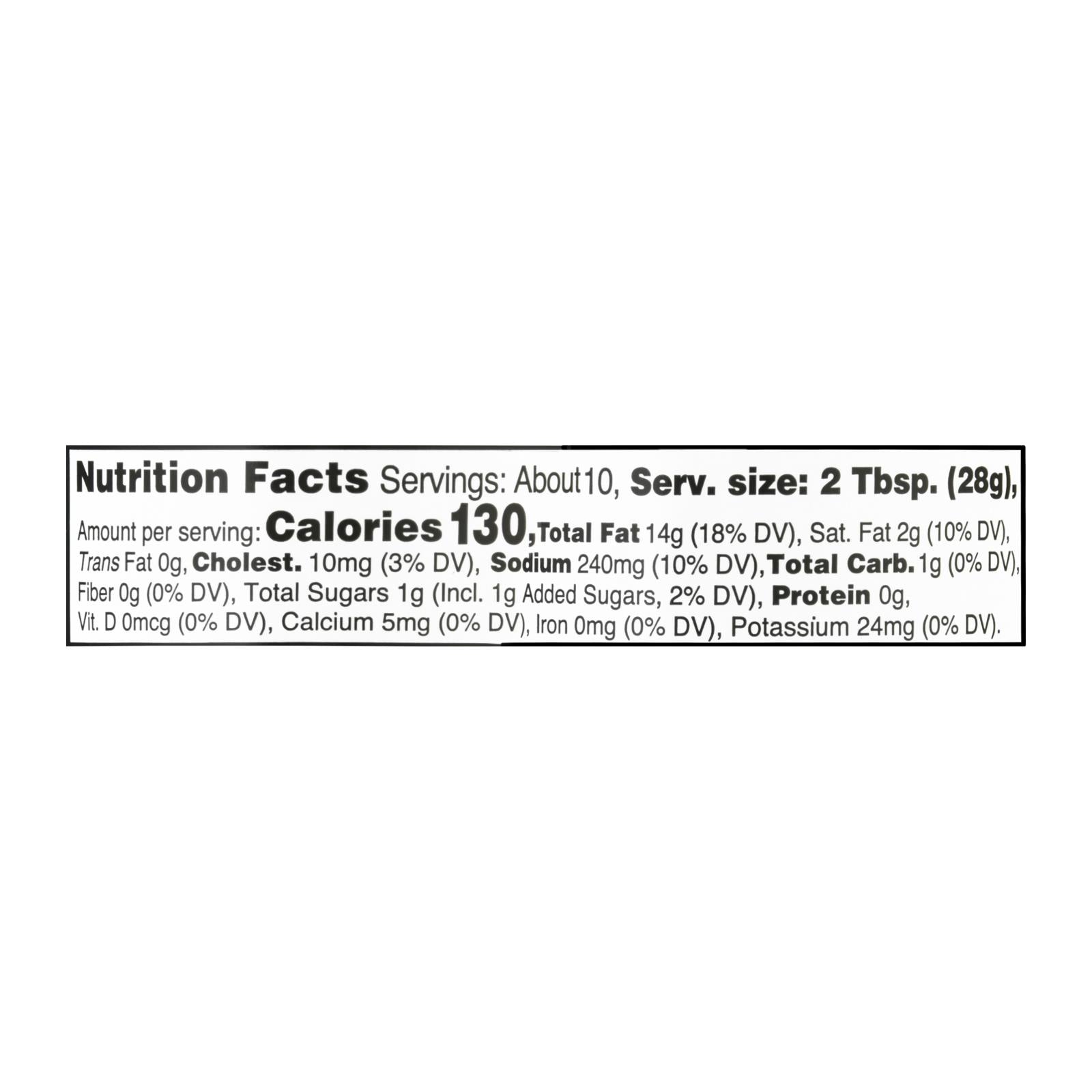 Louisiana Tartar Sauce - Case Of 12 - 10.5 Oz - Maras Green