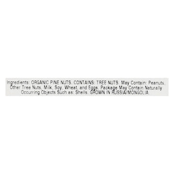 Aurora Natural Products - Organic Pine Nuts - Case Of 12 - 4 Oz. - Maras Green