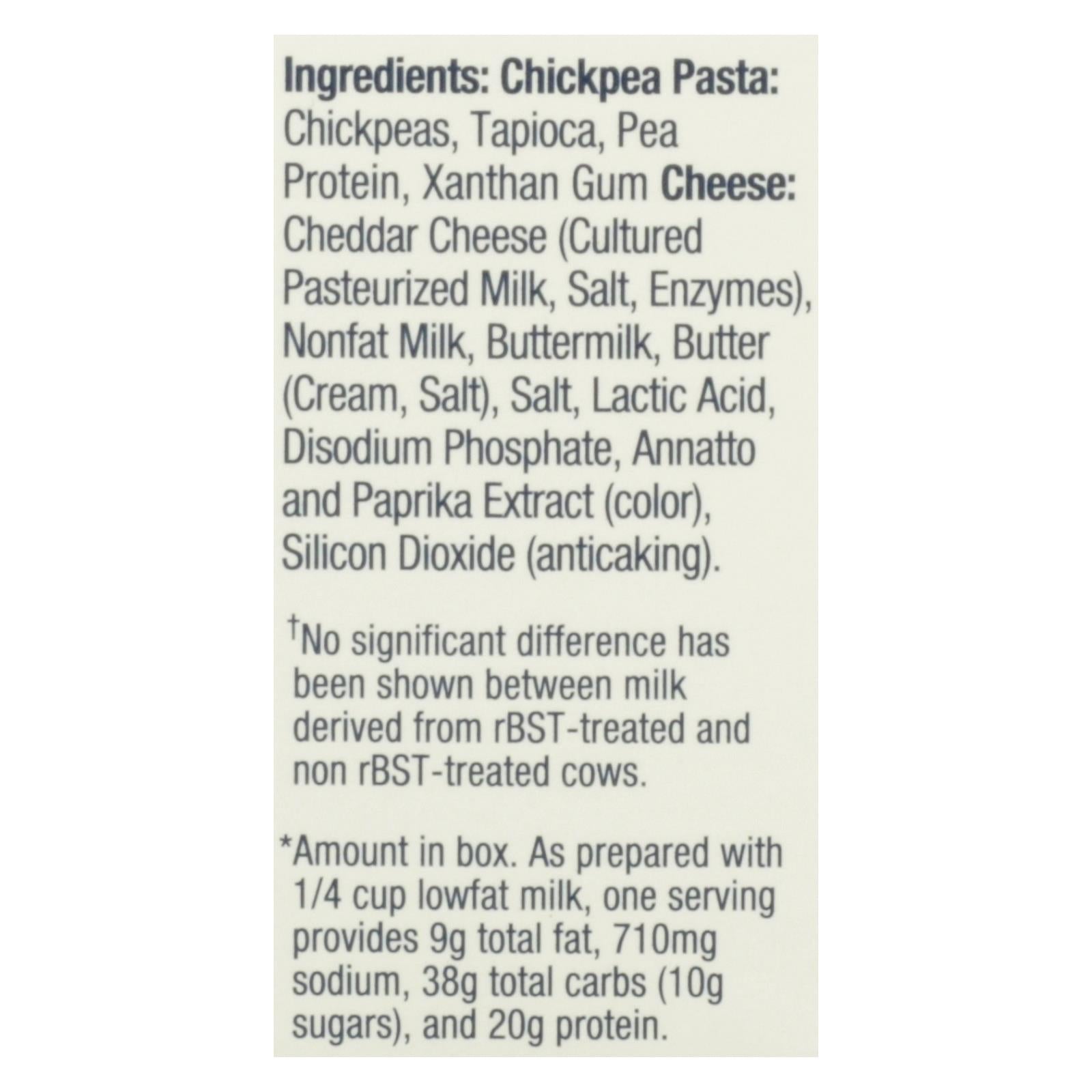Banza - Chickpea Pasta Mac And Cheese - Classic Cheddar - Case Of 6 - 5.5 Oz. - Maras Green