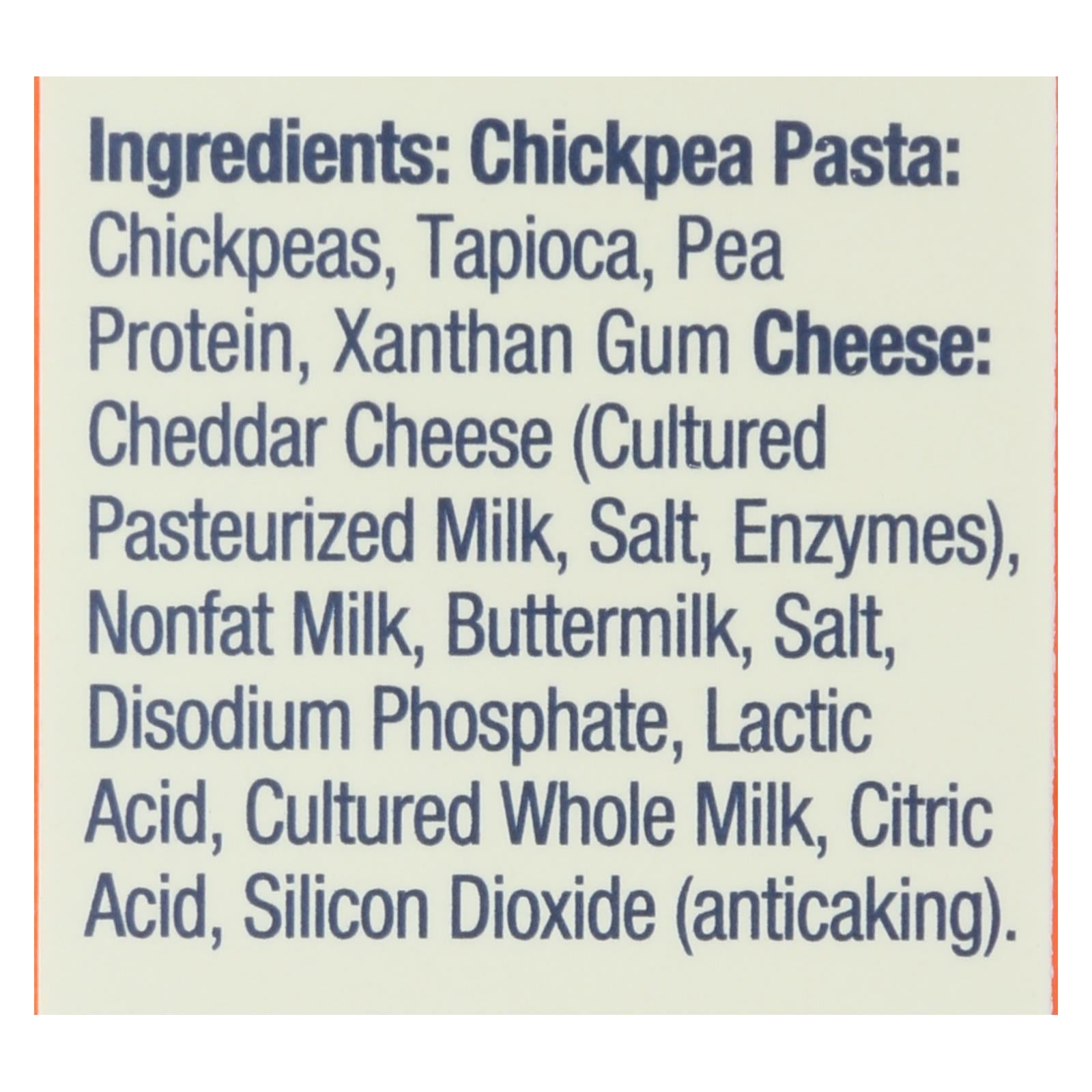 Banza - Chickpea Pasta Mac And Cheese - White Cheddar - Case Of 6 - 5.5 Oz. - Maras Green