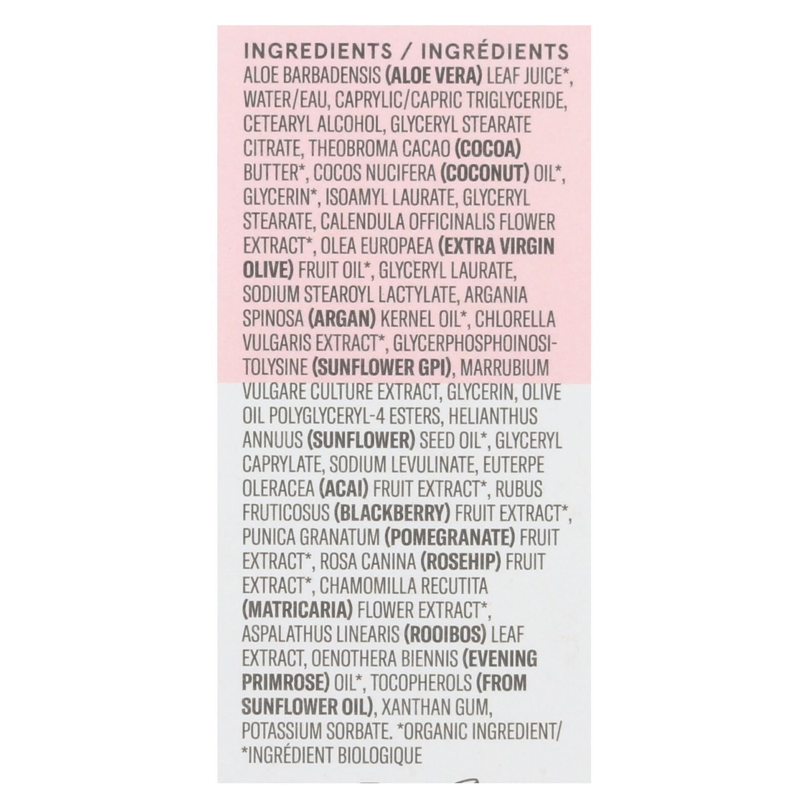 Acure Sensitive Facial Cream - Argan Oil And Sunflower Amino Acids - 1.75 Fl Oz. - Maras Green