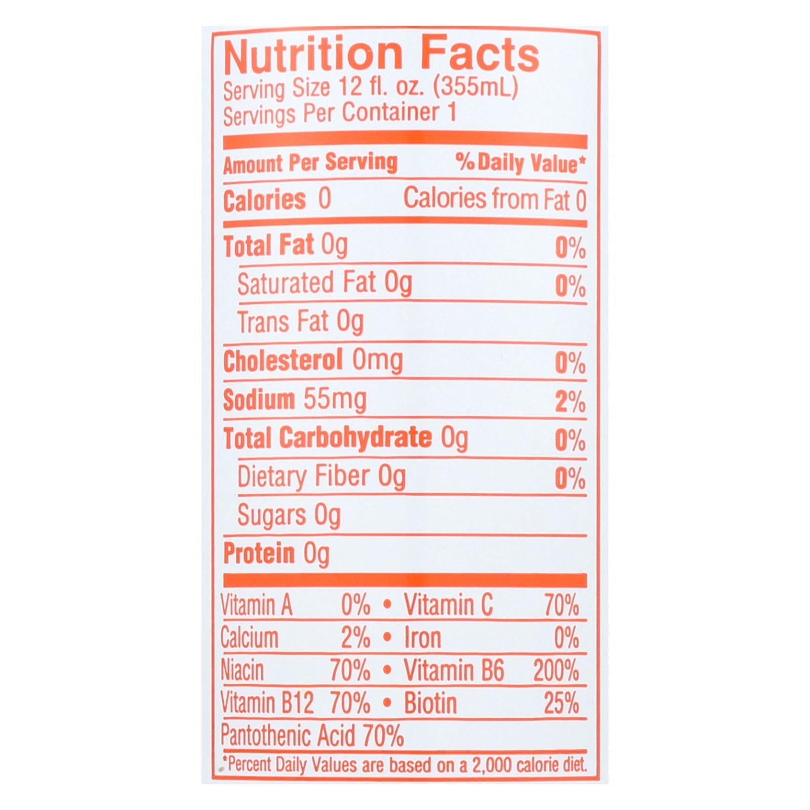 Aspire Healthy Energy - Sparkling Mango Lemonade - Case Of 12 - 12 Oz - Maras Green